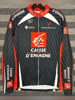 2007 Nalini Caisse d'Épargne UCI World Tour Pro Cycling Team LS Jersey Size 5/XL